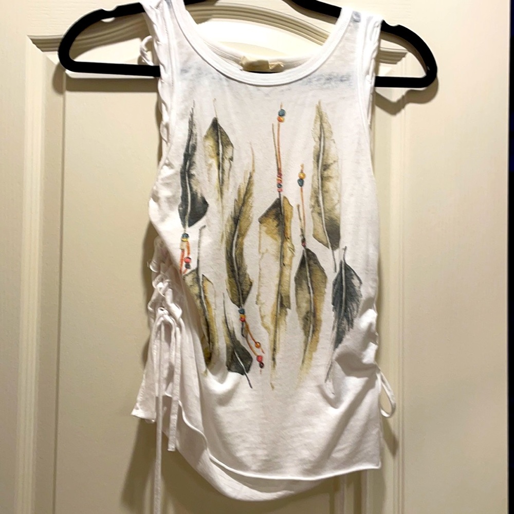 Bohemian feather Tank top